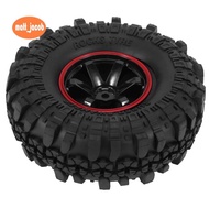 110MM 1.9 Inch Rim Tyre Wheel Tire for 1/10 RC Rock Crawler SCX10 D90 TRX4