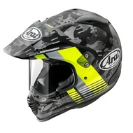 Via Heavy Truck Body Parts XL Size ARAI TOUR-CROSS 3 COVER Bird Hat Off-Road Matte Camouflage Yellow Full-Face Helmet