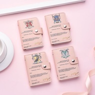 Card Holder Large Capacity ID Card Slot Storage Small Driver's License Ultra-Thin Leather Card Book 