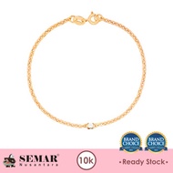 Gelang Emas Mini Lorenia Yumna Solitaire Gold 10K Semar Nusantara