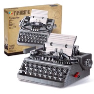 QiZhiLe 3D Model Assembly Toy Classic Typewriter 90011 (Type Writer, 1618 pieces)
