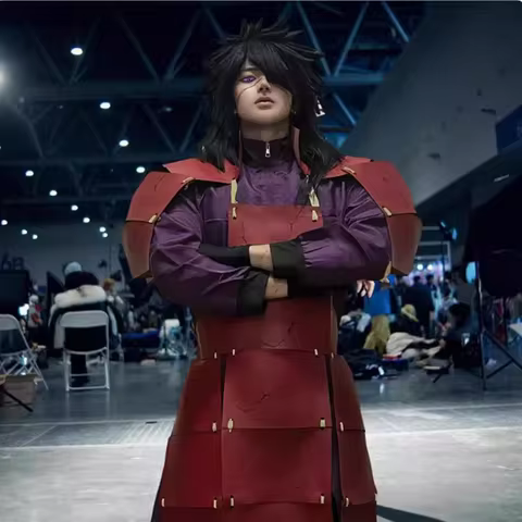 Madara Armor Cosplay Madara Uchiha Costume Male Ninja Red Armor Cosplay Costume For Halloween Cospla