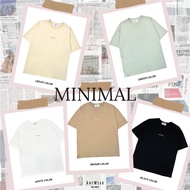 เสื้อยืด Oversize 〰️ Minimal ผ้าCotton100% เสื้อยืดFreesize เสื้อยืดทรงเกาหลี เสื้อยืดมินิมอล