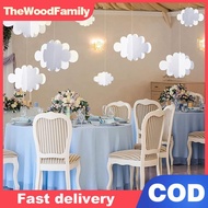 TheWoodFamily 16Pcs 3D Cloud Decorations White Clouds For Ceiling Cloud Party Decorations Cloud Orna