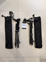 超輕 KODENOR Trekking Hiking Foldable Carbon Poles  碳纖維行山杖 可摺疊
