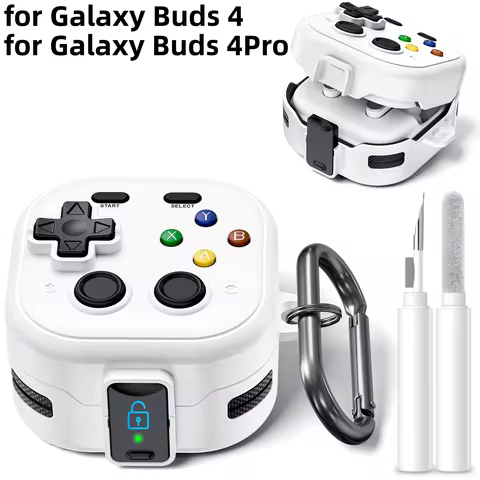 (2026) for Samsung Galaxy Buds 4 Pro / Buds 4 Case Secure Lock Funny Game Design for Samsung Galaxy 