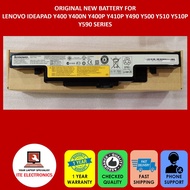 ORIGINAL NEW L12S6E01 LENOVO IDEAPAD Y400 Y400N Y400P Y410P Y490 Y500 Y510 Y510P Y590 BATTERY 10.8V 