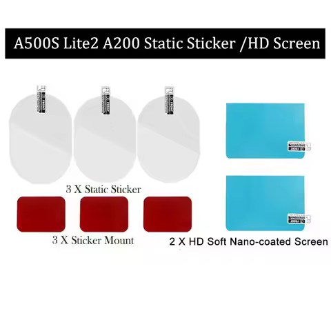 For 70mai Dash Cam Pro plus + A500S LIE2 A200 Dash Cam Static Stickers for 70mai A500S / LIE2 A200 D
