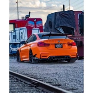 For BMW F30 F32 F36 F10 F12 F82 E92 G30 G20 E82 E90 M3 M4 MAD ABS texture of wood Rear Spoiler For c