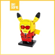 OHSOME - QMAN Keepley Pokemon Block Toy Lego Pikachu Team Rocket / Aqua / Galactic / Flare