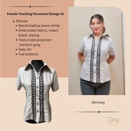 DepEd 2025 Teachers Uniform RTW ready to wear ( Monday )