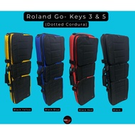 ROLAND GO KEYS 3 &5 PIANO KEYBOARD BAG CASE FULLY PADDED DOTTED CORDURA BACKPACK WATER REPELLANT