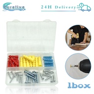 Drywall Anchor Kit With Screws Drywall Anchors and Screws Combo Pack