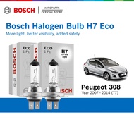 Bosch H7 Halogen Headlight  Bulb (55w) set of 2 for Peugeot 308 T7