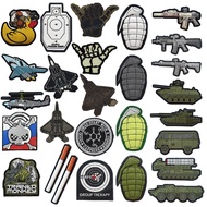 Armored Vehicle Tank Airplane Tactical Patch Sniper Lucky Soldier Group Therapy Trained Badge Monkey