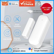 Smart Door Sensor Tuya WiFi & ZigBee Window Contact Sensor Alarm Smart Home Gadget