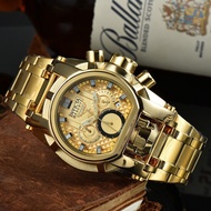 Invicta Blot Mens Chronograph Watch Multifunctional Compass Full Function 【BYUE】