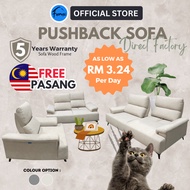 Push Back Sofa Murah 3 Seater Sofa Muji Sofa Anti Scratch Cat Sofa Ikea Beige Fabric Sofa Sofa Kain 