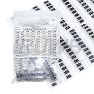 800pcs 10R - 910K ohm 80values Resistance Sample Set 2010 5% SMD Chip Resistor Assorted Kit