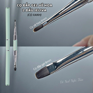 Cọ vẽ nét nail JELIVA 2 đầu Nghi Thảo