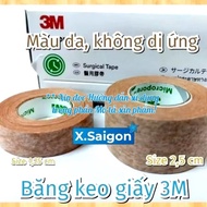 3M MICROPORE Medical and Cosmetic Paper Tape, skin color.