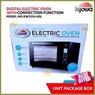 ✑ ☈ ◄ Kyowa Digital Electric Oven Convection Oven Kw-3354 60 Liters Black with Freebie