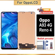 For Oppo Reno 4 4G 5G CPH2113 CPH2091 A93 4G LCD Original
