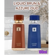 LIQUID BRUN / AZZURE OUD BY FRAGRANCE WORLD (UNISEX) 100ml