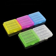 AA AAA 14500 Battery Box Case Box Storage 4 Slots