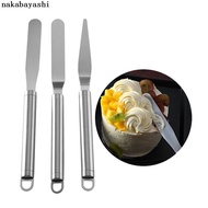 Stainless Steel Butter Knife Curved Pie Knife Butter Knife Cake Decorating Scraper Straight Pie Knife Stirring KnifeDIYB