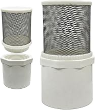 Cotonlake 2 inch Stainless Steel Filter Cover Connected to 2 inch/DN50 PVC Water Pipe, Suction Strai