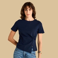 Max Fashion Knot Accent T-Shirt