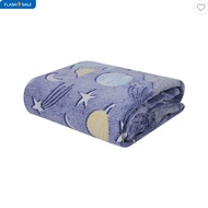 SNAZZ SPACE Fluorescent Blanket 50x60 Inches Color PURPLE