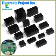 E5UDQS86H สีดำ DIY พลาสติก ABS โครงการฝาครอบกันน้ำ กล่องใส่เครื่องมือ กล่องใส่ของ กล่องโครงการอิเล็ก