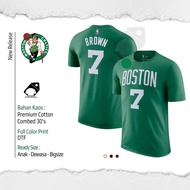 T-shirt Brown Boston Celtics - T-Shirt Basketball Brown Boston Celtics NBA