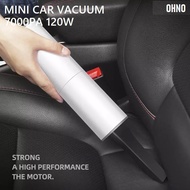 OHNO 7000PA 120W Suction Portable Mini Vacuum Cleaner Low Noise Handheld Vacuum For Car