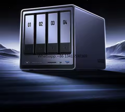 Ugreen DXP4800 4-Bay NAS Gold 8505 5-Core CPU, 8GB DDR5 RAM, 128G SSD, 1 * 10GbE, 1 * 2.5GbE, 2 * M.