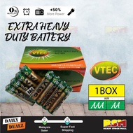 VTEC battery AA/AAA extra heavy duty battery 1BOX ONLY/Bateri VTEC 1 KOTAK
