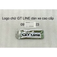 GT LINE LOGO GENUINE CAR STICKER