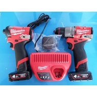 MILWAUKEE M12 FUEL GEN 3 POWER PACK 2PC COMBO KIT SET