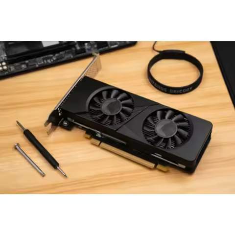 Furniture Gaming Graphics Card NVIDIA RTX 3050 LP 6GB GDDR6 14Gbps DP Ampere Architecture 1492MHz Bo