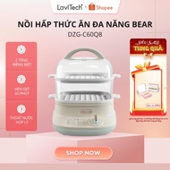 Bear DZG-C60Q8 6L Multifunctional Food Steamer - 60 Minute Timer - Genuine 18 month warranty