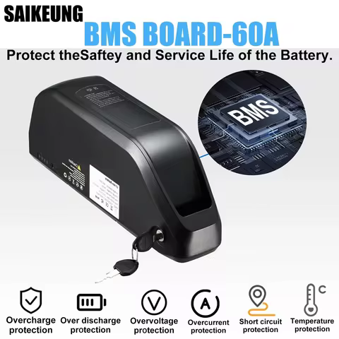 48V 45AH EBike Battery 21700 60V 72V 52V 30ah 35 50 60Ah Downtube SAM-SUN L-G 60V 25AH E Bike Batter