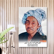 Photo Frame KH Raden As'ad Syamsul Arifin NU Kyai Asad - 20X30CM/A4 - Asmara Store
