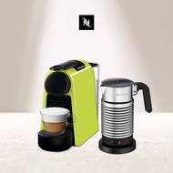 Nespresso膠囊咖啡機 Essenza Mini綠+Aero4全自動奶泡機