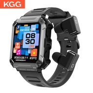 T93 TWS Headset Smart Watch Men ROM 4GB Wireless Body Temperature Bluetooth Call Watch 3 in 1 Local Mic Smartwatch for W