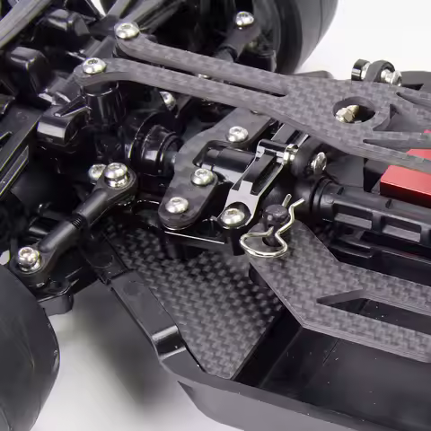 Carbon Fibre Steering Group Baffle/Vehicle Body Panel for 1/10 Tamiya TT-02, TT-02B, TT-02R, TT-02S,