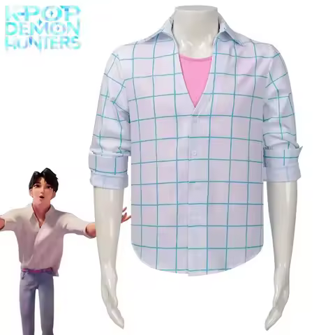 Kids Saja Boys Jinu Abby Baby Romance Mystery Cosplay T-shirt Costume for Bys Group Idol Roleplay Ha