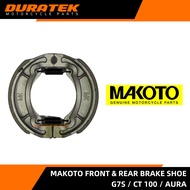 Makoto Front & Rear Brake Shoe for Kawasaki G7S / CT 100 / Aura