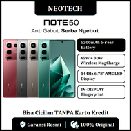 Infinix Note 50 (8GB/256GB) Up to 16GB Extended RAM, Helio G100, 6.78” FHD+ Amoled - Bisa Cicilan Ta